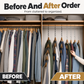 Metal Closet Organizer Chain for Space Saving Wardrobe Storage