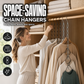 Metal Closet Organizer Chain for Space Saving Wardrobe Storage