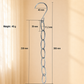 Metal Closet Organizer Chain for Space Saving Wardrobe Storage