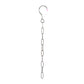 Metal Closet Organizer Chain for Space Saving Wardrobe Storage