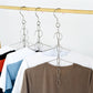 Stainless Steel Closet Organizer Chain Space Saving Hanger
