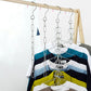 Stainless Steel Closet Organizer Chain Space Saving Hanger