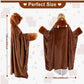 🎁【summerween】1pc Unisex Wearable Blanket Bat  Hooded Cape