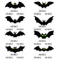 🦇 50% Off 🎃 Halloween 3D Bat Decor Stickers Set