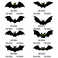 🦇 50% Off 🎃 Halloween 3D Bat Decor Stickers Set
