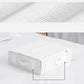 🎁 50%! 🛏️ Folding Sheet Organizer Set – Linen Look + Cardboard – Transparent Window & Secure Closure for Queen/King Size Bedding 📦