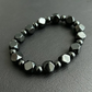 Vintage style bracelet with round synthetic stones