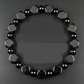 Vintage style bracelet with round synthetic stones
