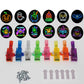 👻Halloween HOT SALE ￡1.99/PCS🎃 Mini Colorful LED Finger Lights – Party Glow Finger Flashlights with Elastic Band