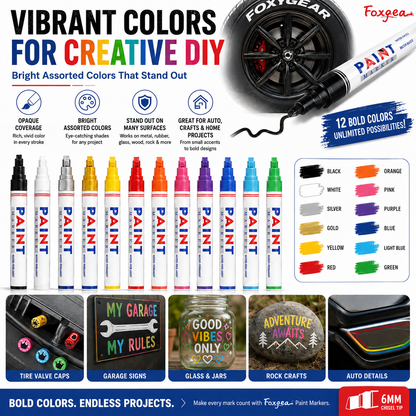 Waterproof Paint Marker Set