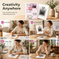 Kids 3D Stereoscopic Tracing Drawing Book with Coloring and Paper Cutting Activities