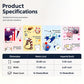 Kids 3D Stereoscopic Tracing Drawing Book with Coloring and Paper Cutting Activities
