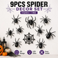 Halloween 3D Spider LED Flashing Light Wall Stickers