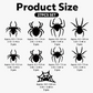 Halloween 3D Spider LED Flashing Light Wall Stickers