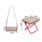 Portable Folding Stool with Handbag Design
