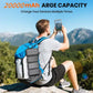 🔋 50% OFF NOW! ☀️ Solar Power Bank – Foldable 4-Panel Solar, IPX5 & LED Flashlight – For Camping & Emergencies 🏕️