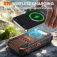 🔋 50% OFF NOW! ☀️ Solar Power Bank – Foldable 4-Panel Solar, IPX5 & LED Flashlight – For Camping & Emergencies 🏕️