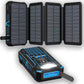 🔋 50% OFF NOW! ☀️ Solar Power Bank – Foldable 4-Panel Solar, IPX5 & LED Flashlight – For Camping & Emergencies 🏕️