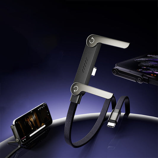 🔥 LIMITED TIME 50% OFF! ⚡✨240W Fast Charging Cable with Adjustable Phone Stand