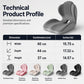 ✨Ergonomic Memory Foam Seat Cushion with Back Support – Stay Comfortable All Day, Perfect for Office, Car & Home