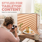 Tabletop Photography Backdrop Paper Kit