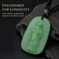 Religious Figure Beaded Pendant Necklace