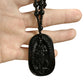 Religious Figure Beaded Pendant Necklace