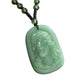 Religious Figure Beaded Pendant Necklace