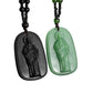 Religious Figure Beaded Pendant Necklace