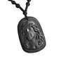 Religious Figure Beaded Pendant Necklace
