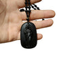 Religious Figure Beaded Pendant Necklace