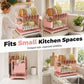 Space-Saving Kitchen Dish Drying Rack