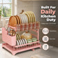 Space-Saving Kitchen Dish Drying Rack