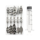 🎂50% OFF NOW! Professional 3D Jelly Art Kit‑ 304 Stainless Steel 10‑Piece Floral Gelatin Art Tools with Syringe, DIY 3D Flower Jelly Cake Decorating Set for Pastry & Baking Lovers