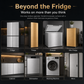 Self-Adhesive Brushed Metal Refrigerator Sticker