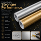 Self-Adhesive Brushed Metal Refrigerator Sticker