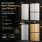 Self-Adhesive Brushed Metal Refrigerator Sticker
