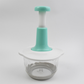 🥳2026 HOT SALE🥳💞50K+ SOLD! 🥩🥬 50% OFF! Manual Food Chopper – press the handle, no electricity needed. 3D stainless steel blades chop meat, veg, garlic & nuts in seconds. Perfect for baby food, fillings & sauces – effortless meal prep! 🔪✅