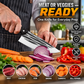 Hot Deal! 50% Off for a Limited Time! A masterpiece by a master blacksmith, designed specifically for cutting hard objects.Ultra-Sharp Kitchen Butcher Knife