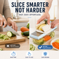 Multi-Functional Vegetable Slicer with Drain Basket