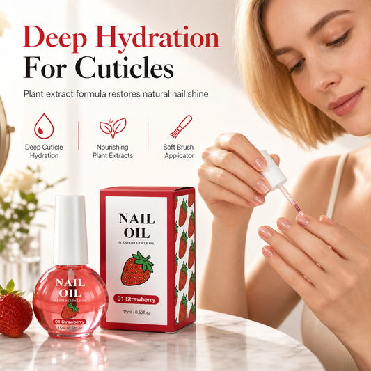 🥳 Hot Sale! 🥳💞 Over 10,000 sold! Cuticle Care Oil—Deeply moisturizing, available in 6 scents, and comes with a precision brush. Get healthy, beautiful nails—hurry and grab yours now! ✅