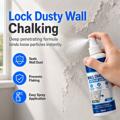 🥳HOT SALE🥳💞10K+ SOLD! Wall Repair Liquid – From £9.99! Locks chalking, deep binding & waterproof. Solid walls – grab yours! ✅