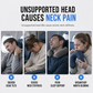 Portable Inflatable U-Shaped Travel Neck Pillow