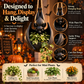 Halloween Bat Hanging Plant Pot