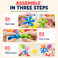 Kids 3D Interlocking Snowflake Building Blocks