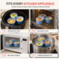 🍲3-Cavity Silicone Air Fryer Egg Mold | Non-Stick Food Grade with Lift Tab for Oven & Steamer