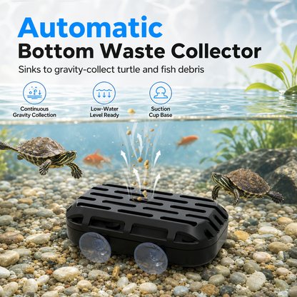 📢50% OFF!!!🐢 Turtle Tank Poop Collector & Aquarium Waste Cleaner – Keep Tanks Tidier with Less Mess 💧