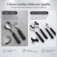 Stainless Steel Flatware Set for Hotel and Home Use
