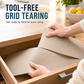 Easy Tear Non Slip Drawer Liner No Measurement Required Tear to Fit Mat for Desks and Shelves