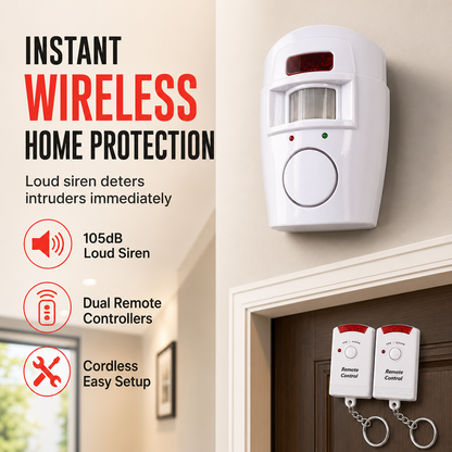 Remote Control Infrared Alarm System